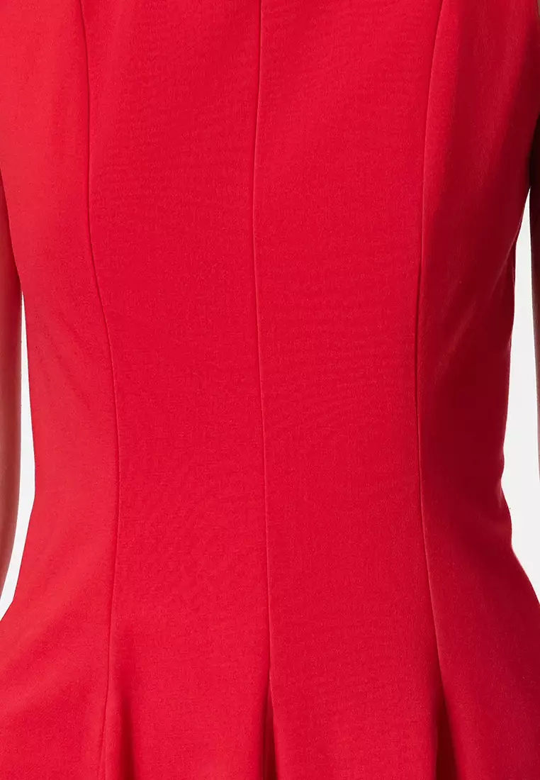 Straight Mini Sleeveless Business Regular Dress