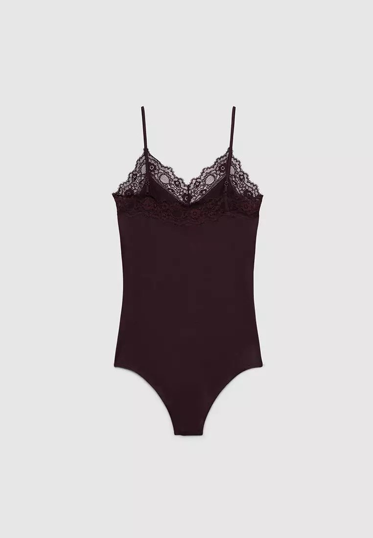 Women's Lace Camisole Bodysuit