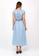 nicole blue nicole - Round Neckline Short Puff Sleeve Maxi Dress 27F4AAA8ADB07AGS_3