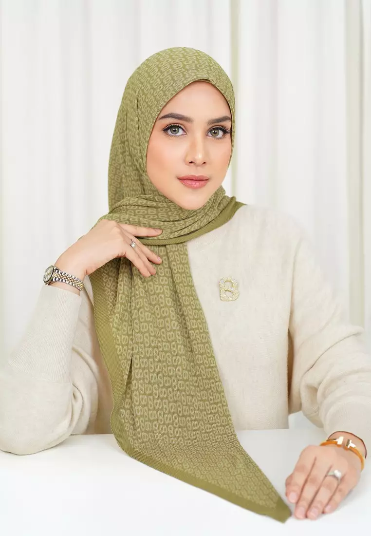 Buttonscarves The Tapis Monogram Collection