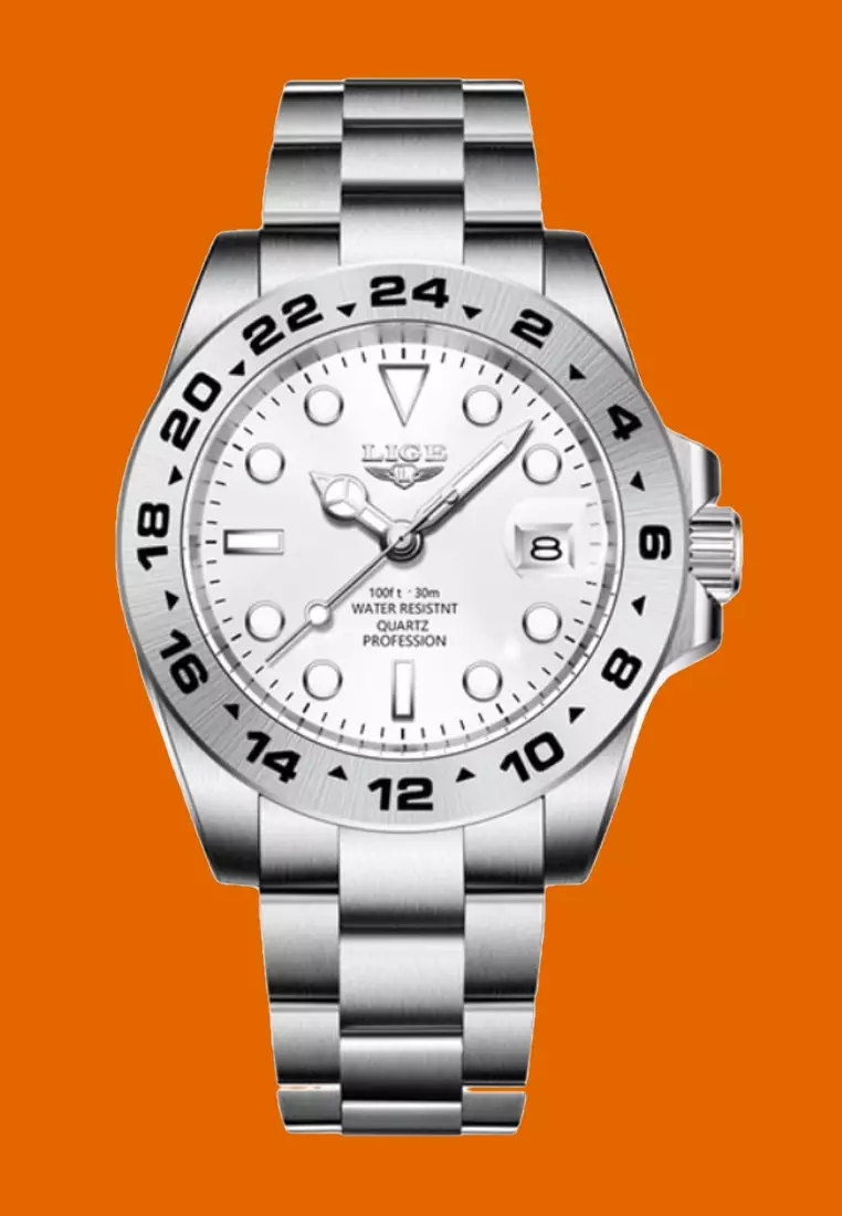 White bracelet watch hot sale