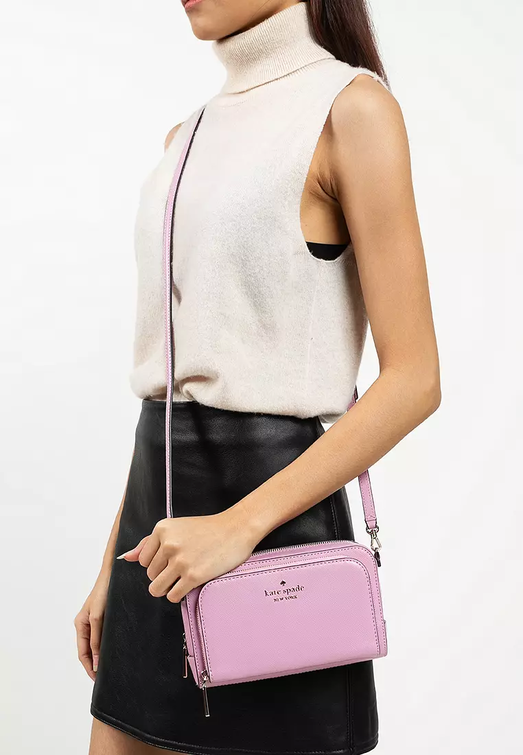Staci Mini Dual Zip Around Crossbody Bag