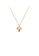 Glamorousky silver 925 Sterling Silver Plated Gold Simple Cute White Epoxy Mushroom Pendant with Necklace D28C6ACFBFA5BBGS_1