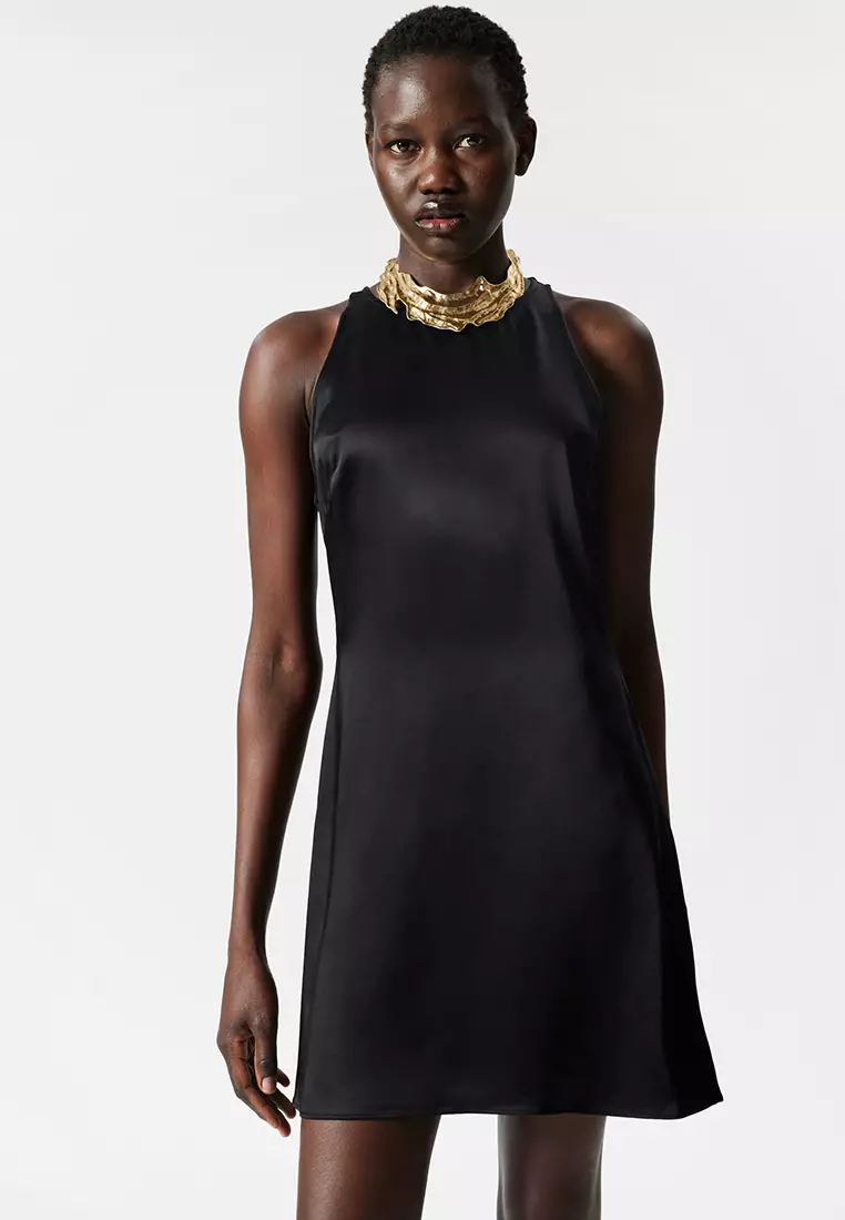 Satin Mini Dress