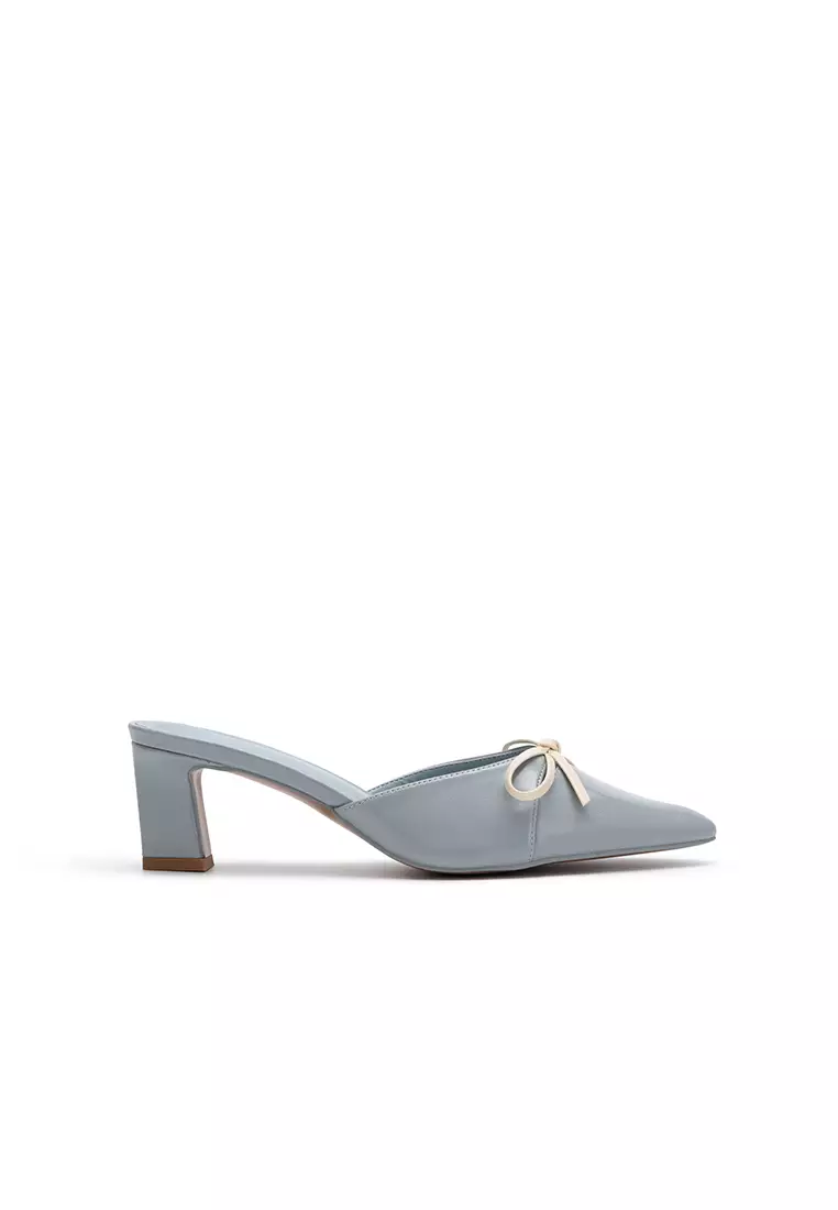 Discount on nose  shoes - SKU: HEEL MULE WITH BOW