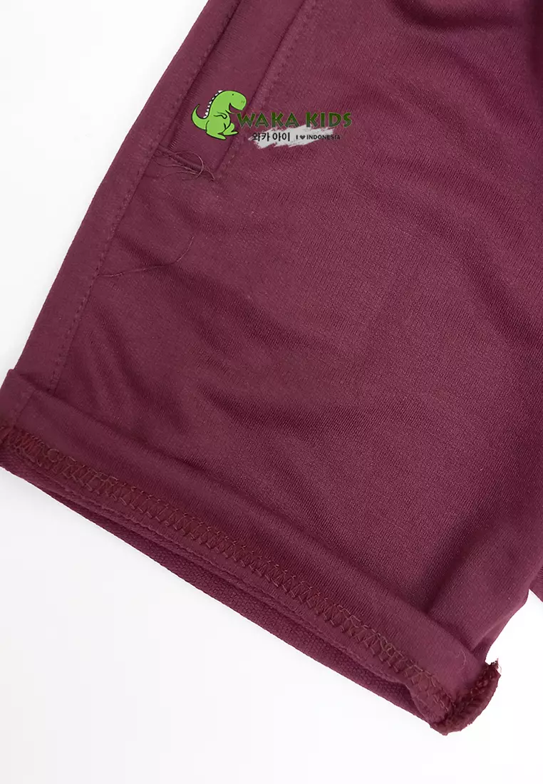 Wakakids Celana Pendek Anak Unisex Polos Basic Short Pants 4368 Vench Navy