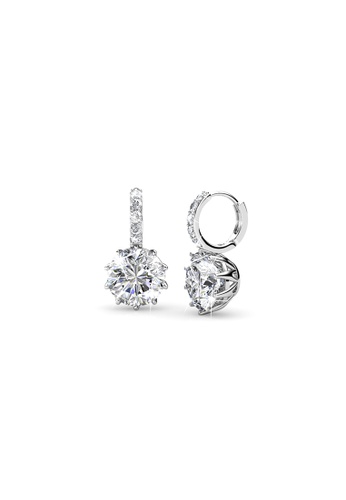 Her Jewellery silver Tingle Earrings -  Made with premium grade crystals from Austria HE210AC46SCFSG_1