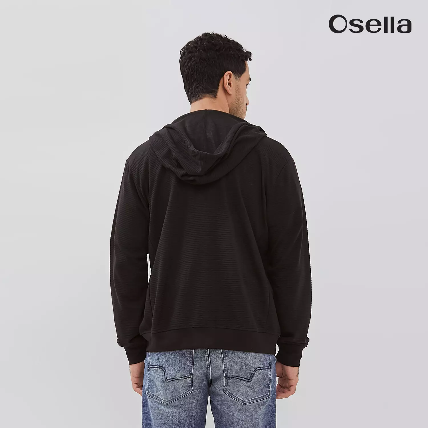 Osella Basic Hoodie Jacket 3062500143 | Jaket Hoddie Laki Laki