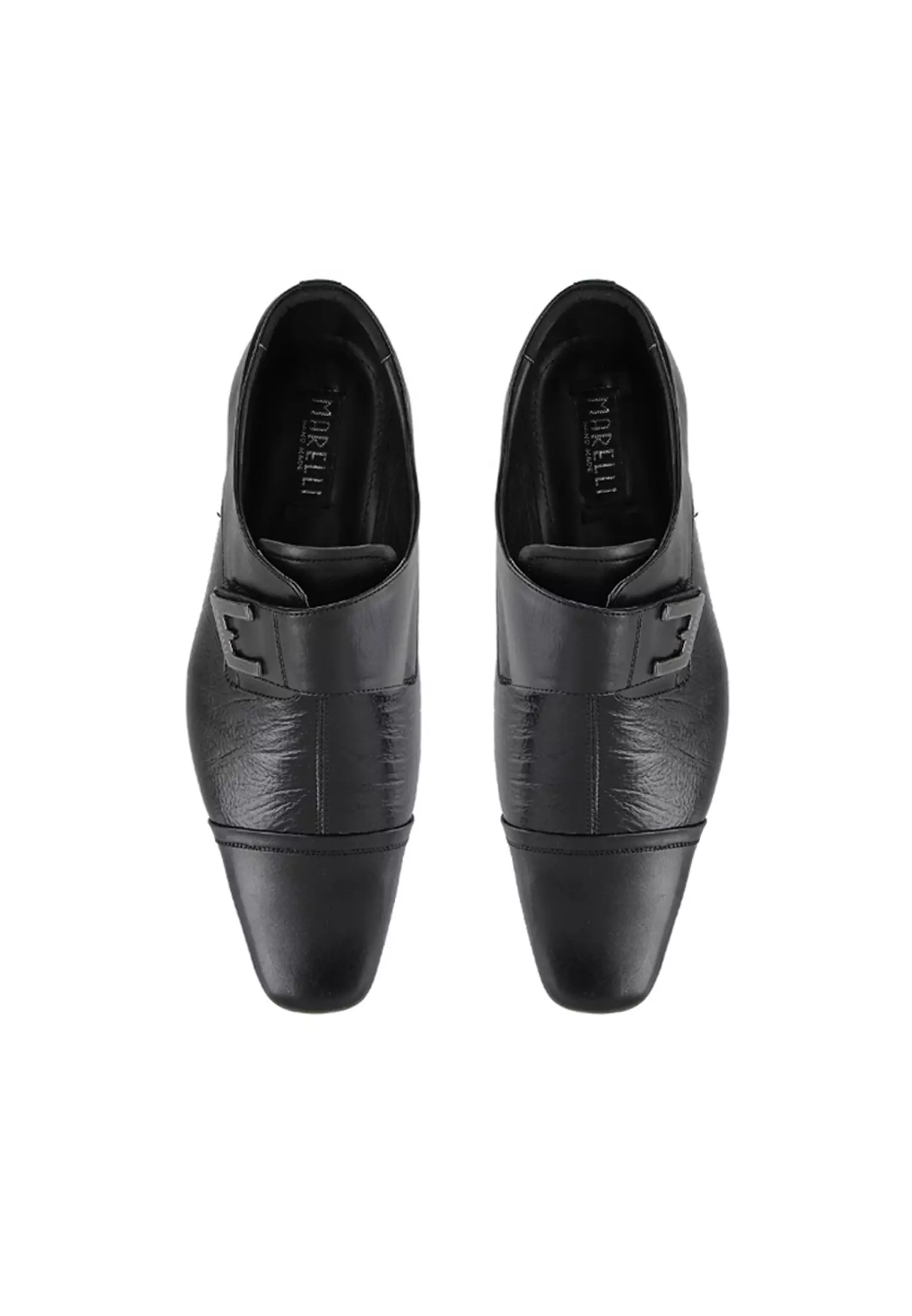 Andres Sepatu Formal Pria Slip On Loafers Kulit Asli