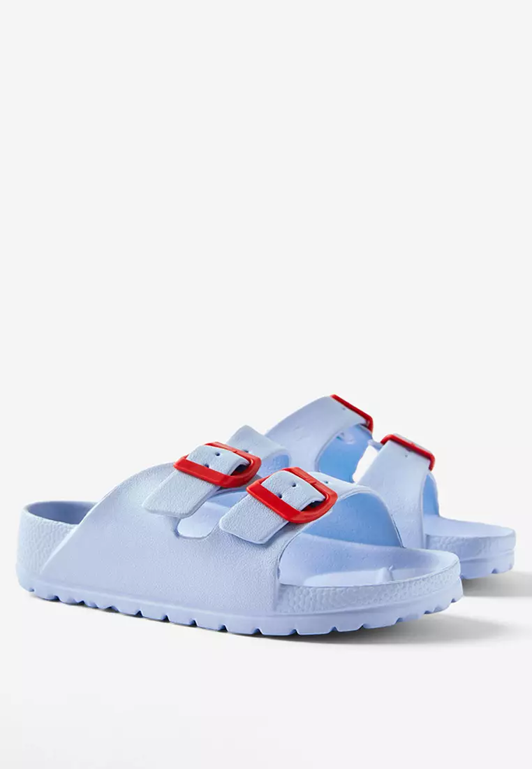 Twin Strap Slide Sandals