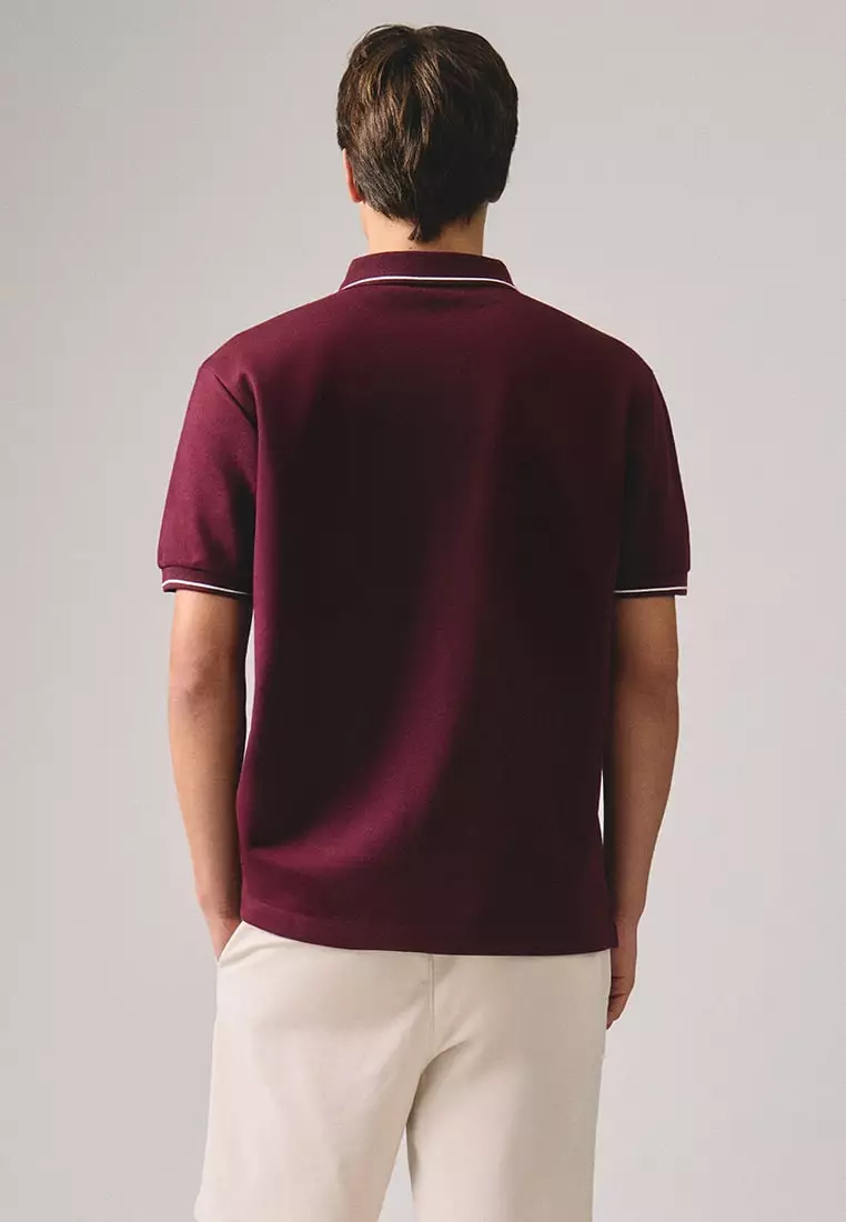 Premium Regular Fit Polo Shirt With Contrast Tipping