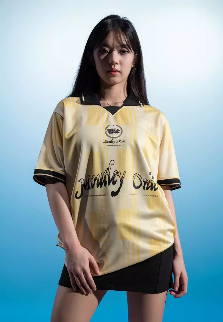 Moutley x Onic - Unisex Jersey T-Shirt Short Sleeve Oversized Fit 280325