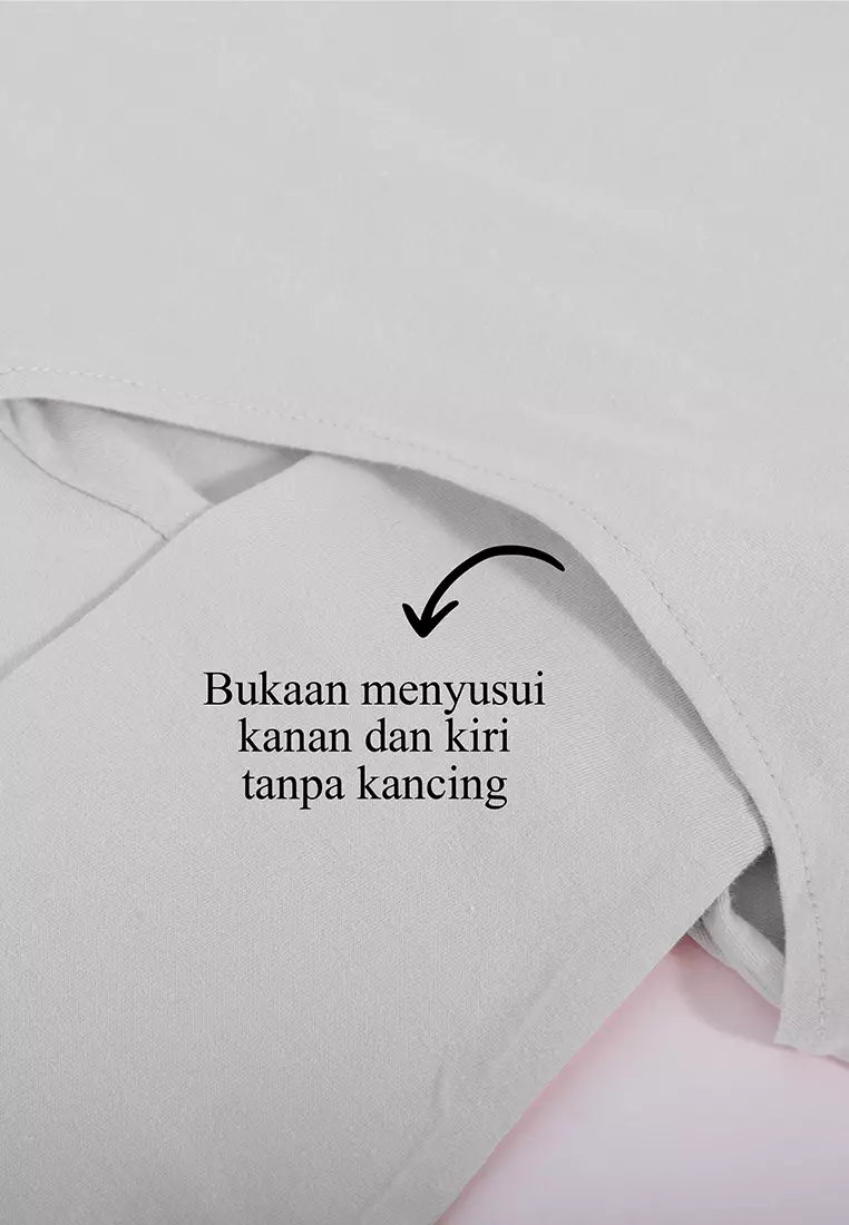 Momira Nursing Long Sleeve T-Shirt | Atasan Basic Lengan Panjang | Kaos Ibu Menyusui - M