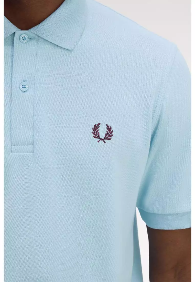 Fred Perry M3 The Fred Perry Shirt (Mineral Blue / Maroon)