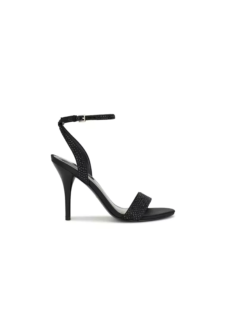 Buy Nine West Fiscoo2 Embellished Heel Sandals Black 2025 Online