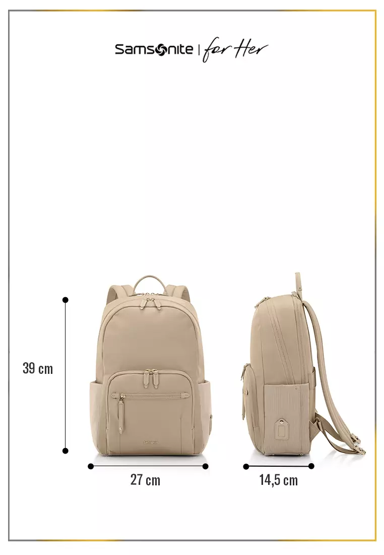 Samsonite Audrina Backpack 15.6" - Iced Latte