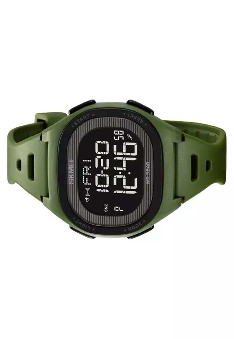 Jam Tangan Digital Pria SKMEI 2189 Fashion Water Resist ORIGINAL - Army Green