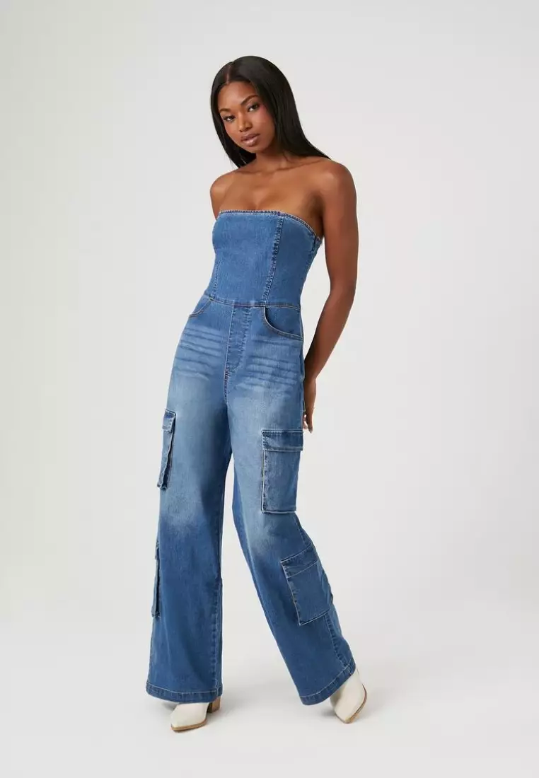 Teal jumpsuit forever 21 sales