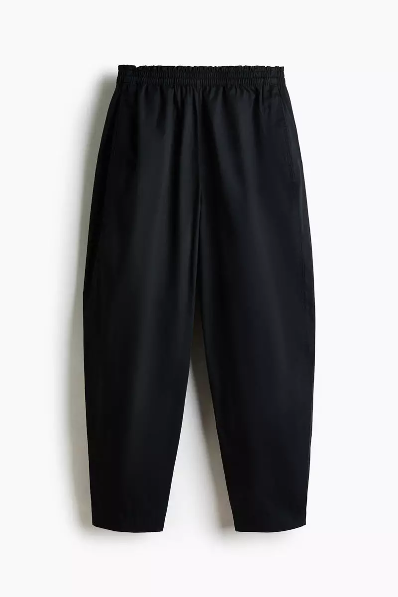Ankle-length pull-on trousers