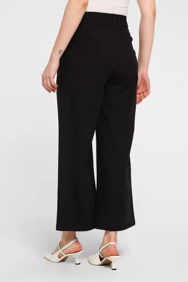 MINIMAL - Odelia - Celana Panjang Lurus - Black Warna Black