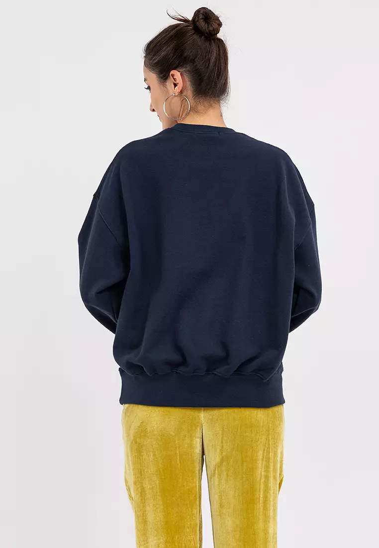 Sweatshirt Flowermardi_Navy Lemon