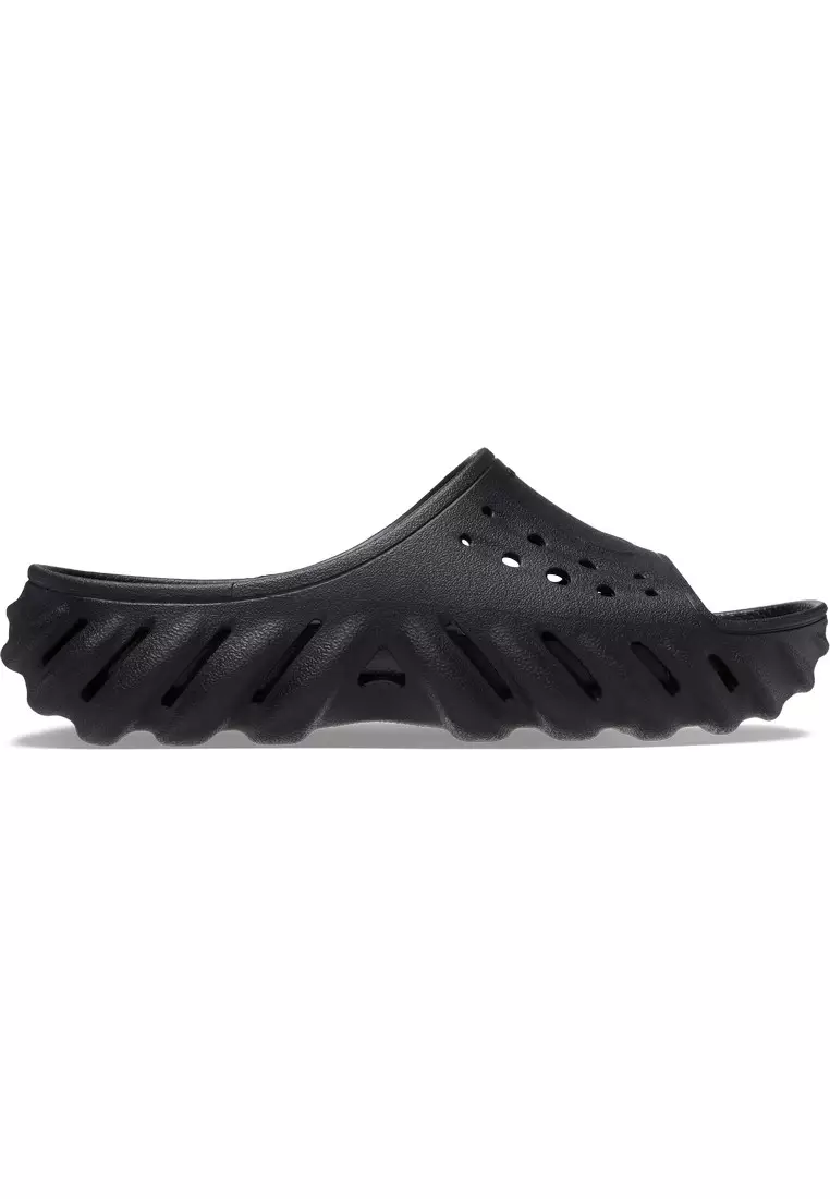 CROCS - 男女皆宜 ECHO SLIDE - 黑色