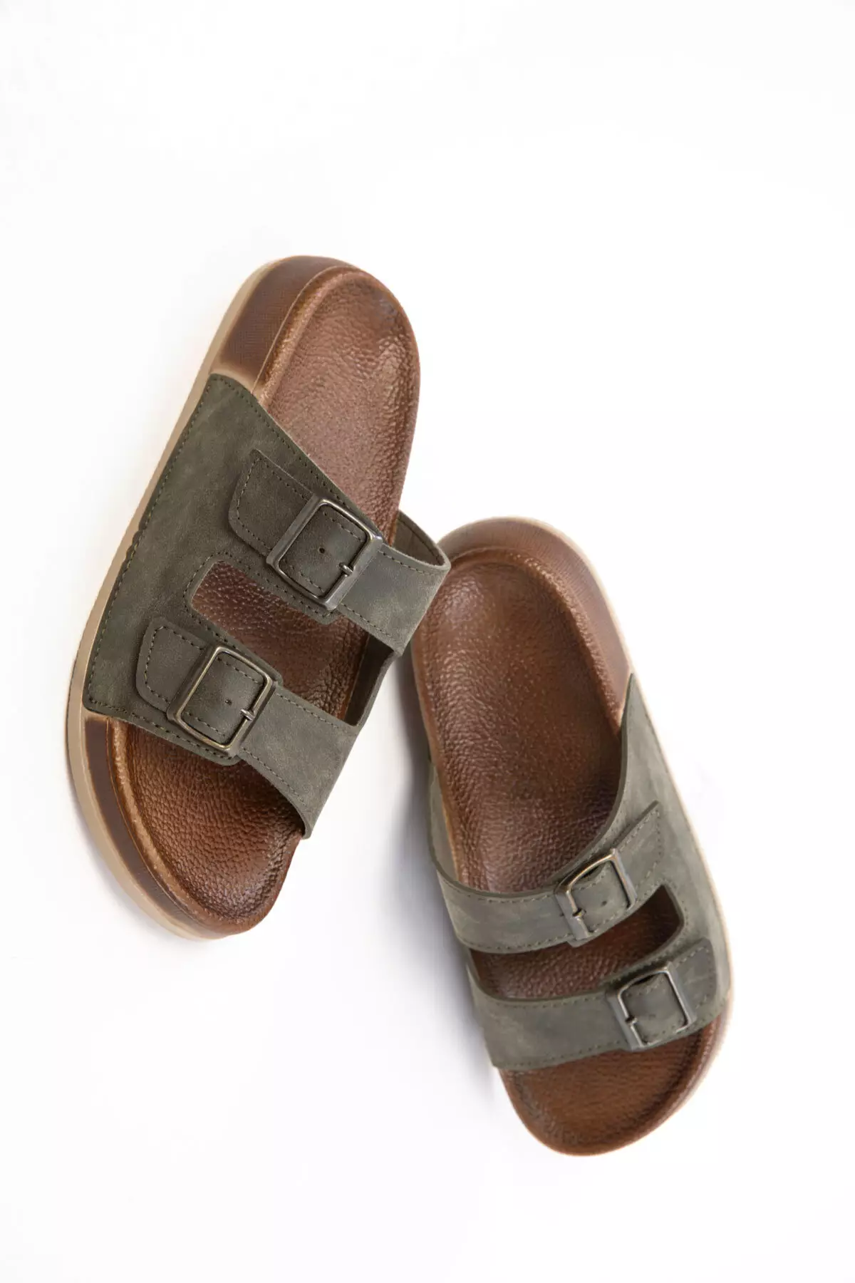 Khaki Unisex Slippers 20723