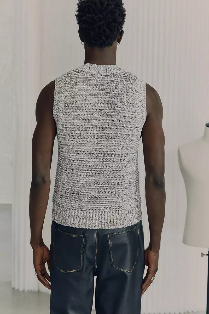 Knitted vest top