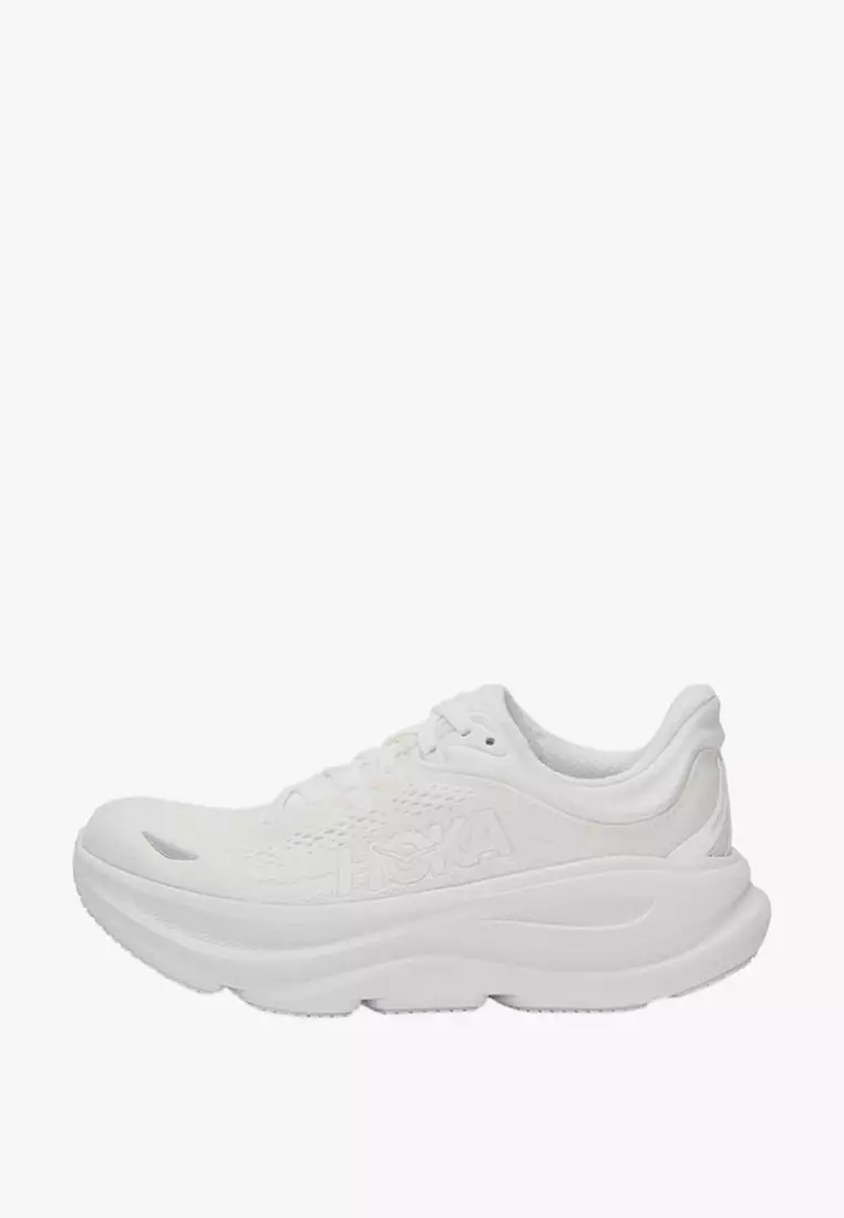 BONDI 9 WIDE WOMEN'S RUNNING SHOES - WHITE