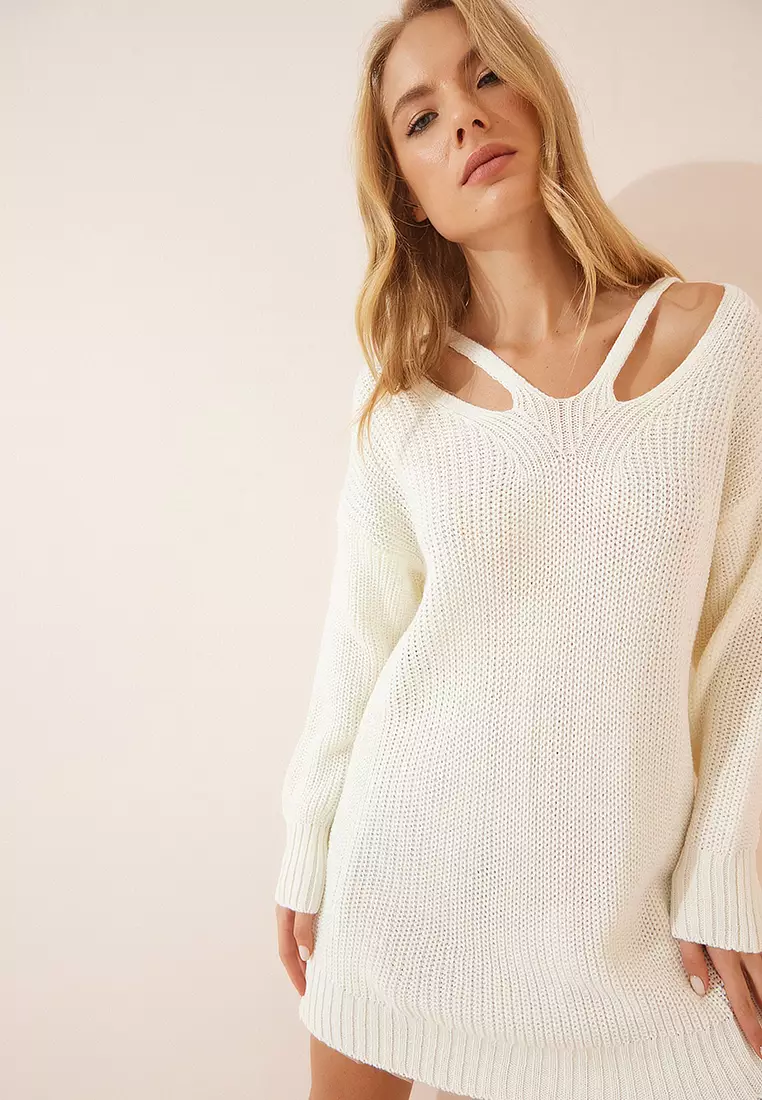Cut Out Knit Sweater