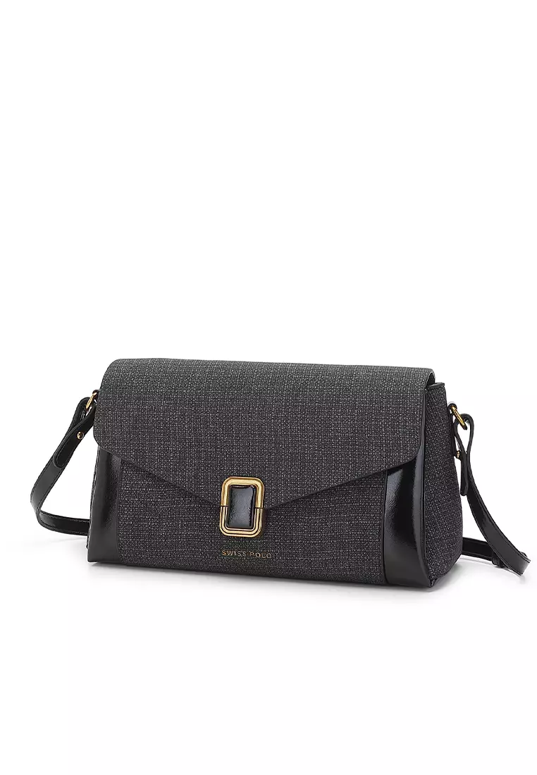 Women's Sling Bag / Crossbody Bag / Shoulder Bag - Black