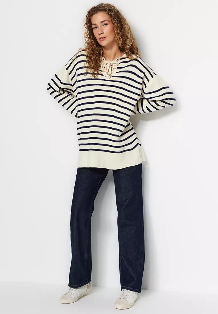 Striped Knitted Sweater