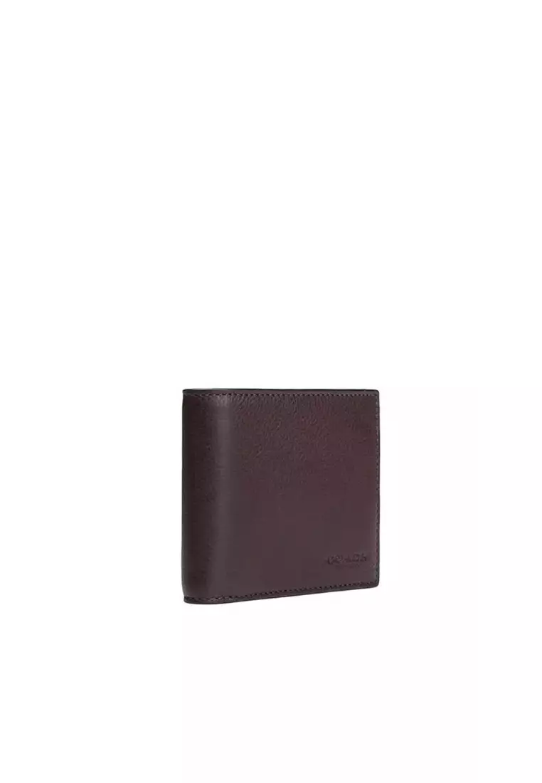 Buy Coach Coach Mens Compact ID Wallet F74991 In Mahogany Online ...