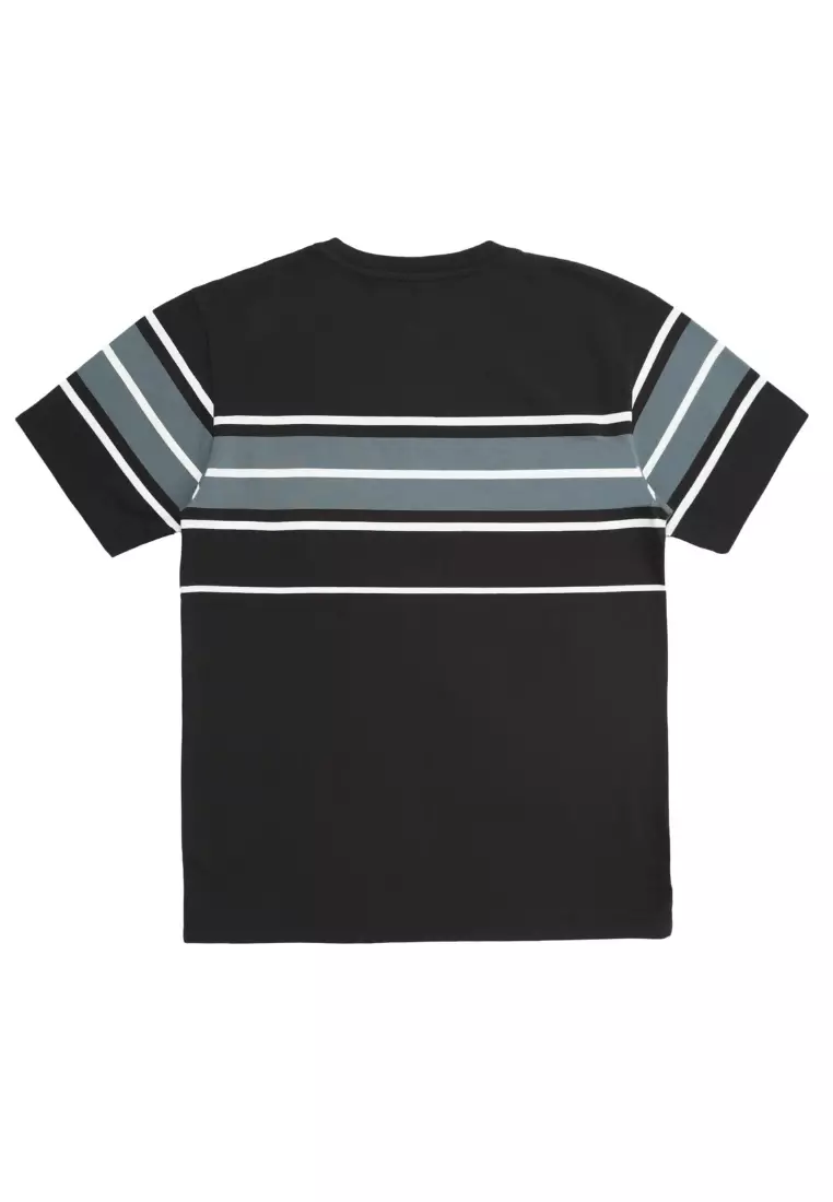 POLICE T-Shirt Salur Bordir Cotton Premium Tebal Pria 53001