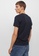 H&M blue Round-Necked T-Shirt Slim Fit 7FF8AAA1DEAF5BGS_2