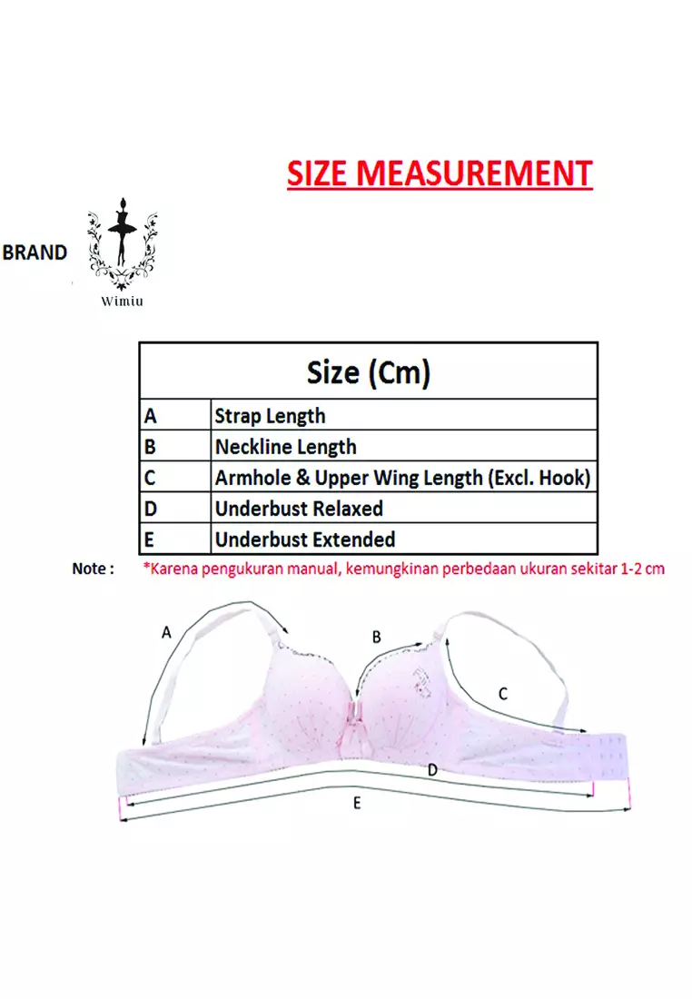 WIMIU BH/Bra Menyusui B1349 PEACH