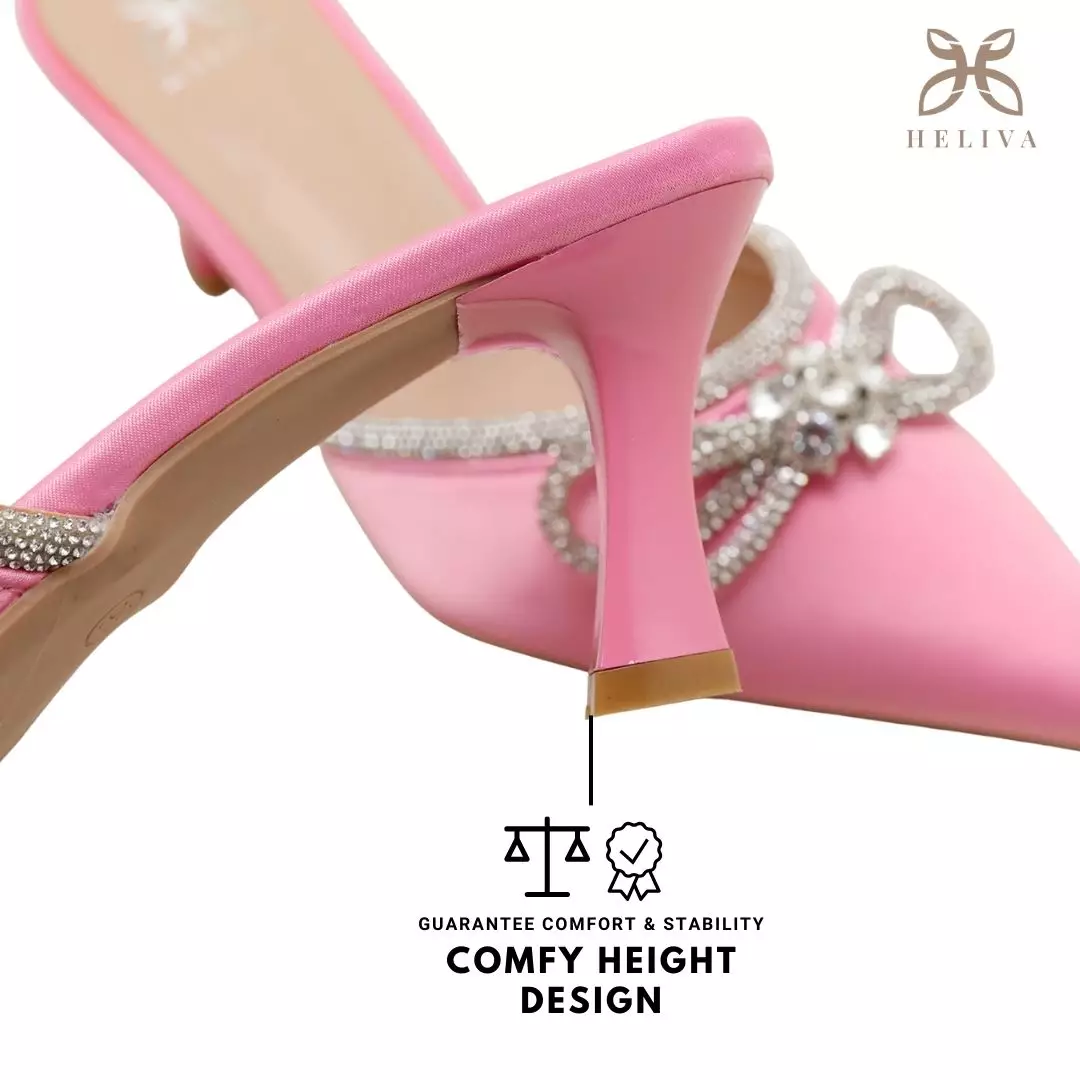 Heliva Kylie High Heels Bow Women Shoes
