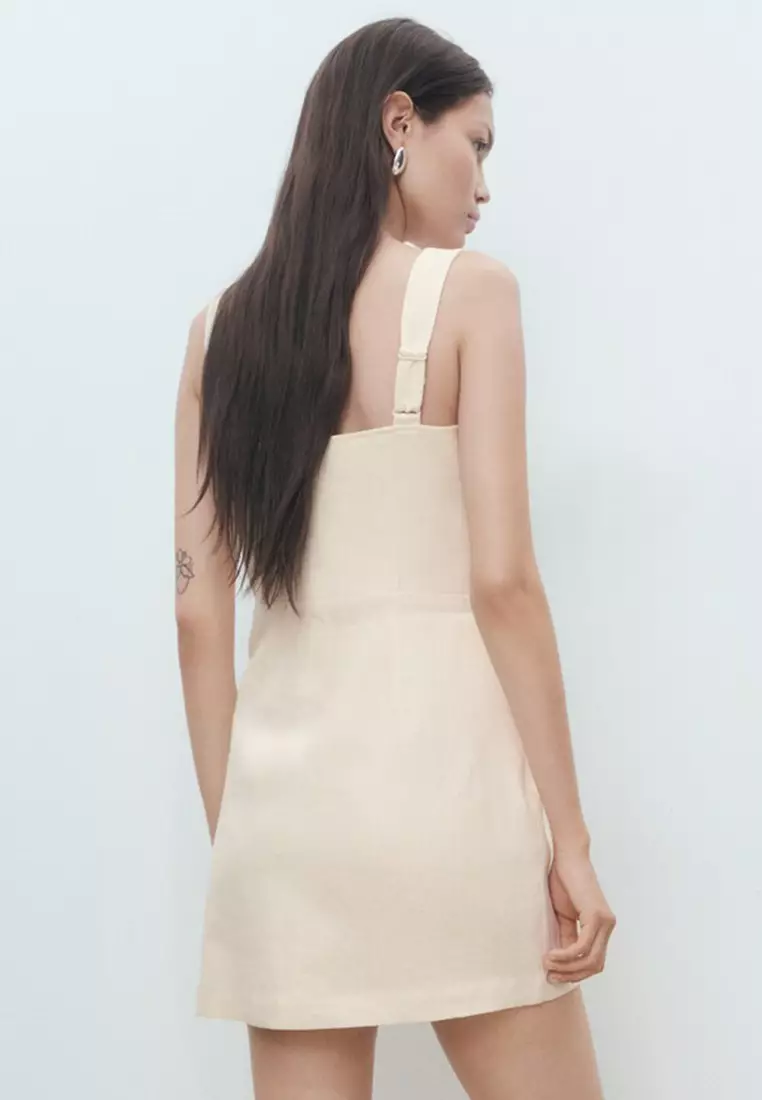 Mango Short Linen Dress 2026 | Buy Mango Online | ZALORA Hong Kong