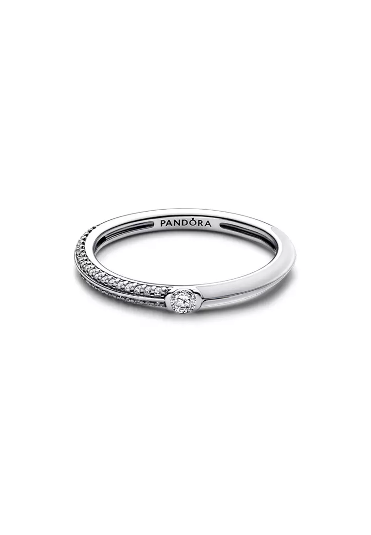 Pandora ME Pavé & White Dual Ring
