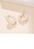 Glamorousky white 925 Sterling Silver Plated Gold Fashion Temperament Geometric Circle Freshwater Pearl Earrings 5DC95AC0A398E8GS_3