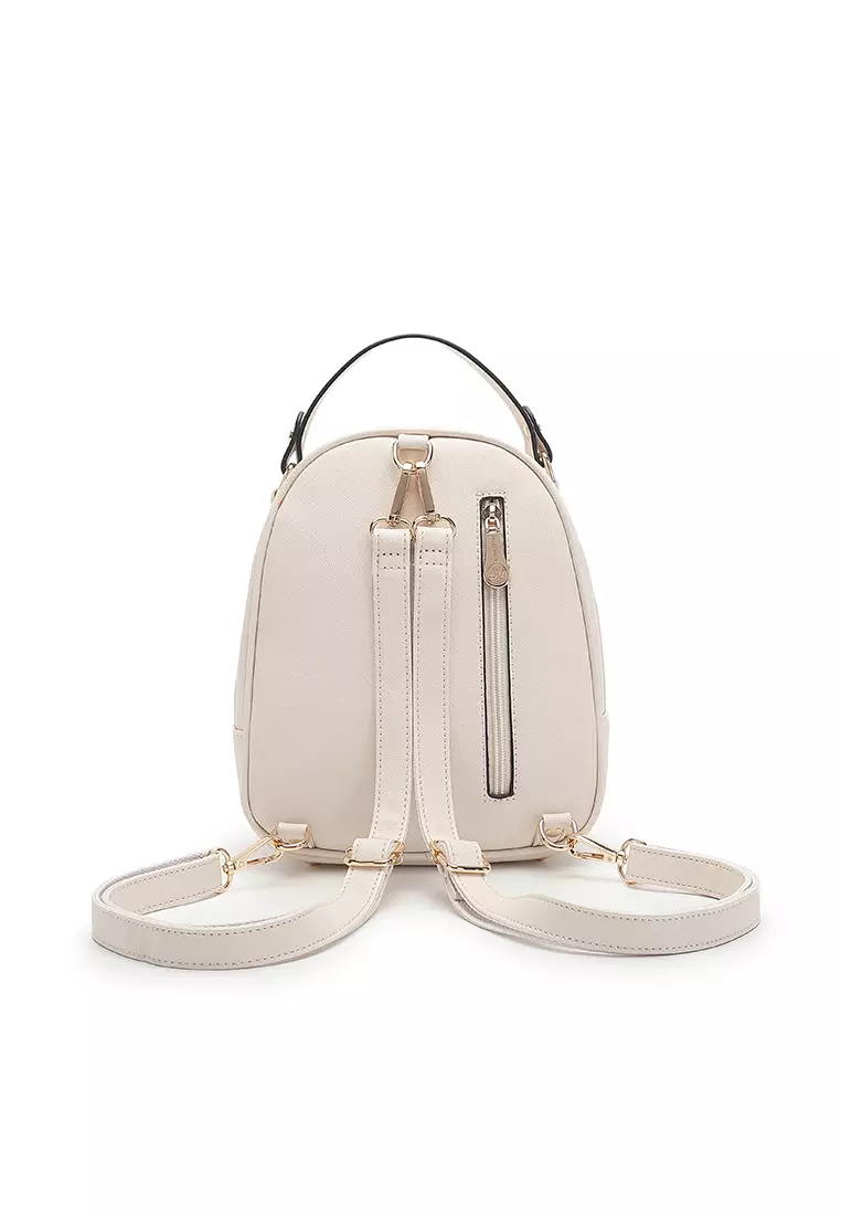 Women's Casual 2-Way Backpack - White