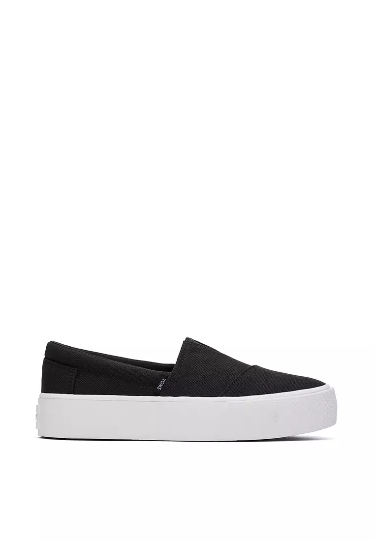 Discount on Toms  shoes - SKU: Sneakers Alpargata Fenix Platform Slip-On Women - Black