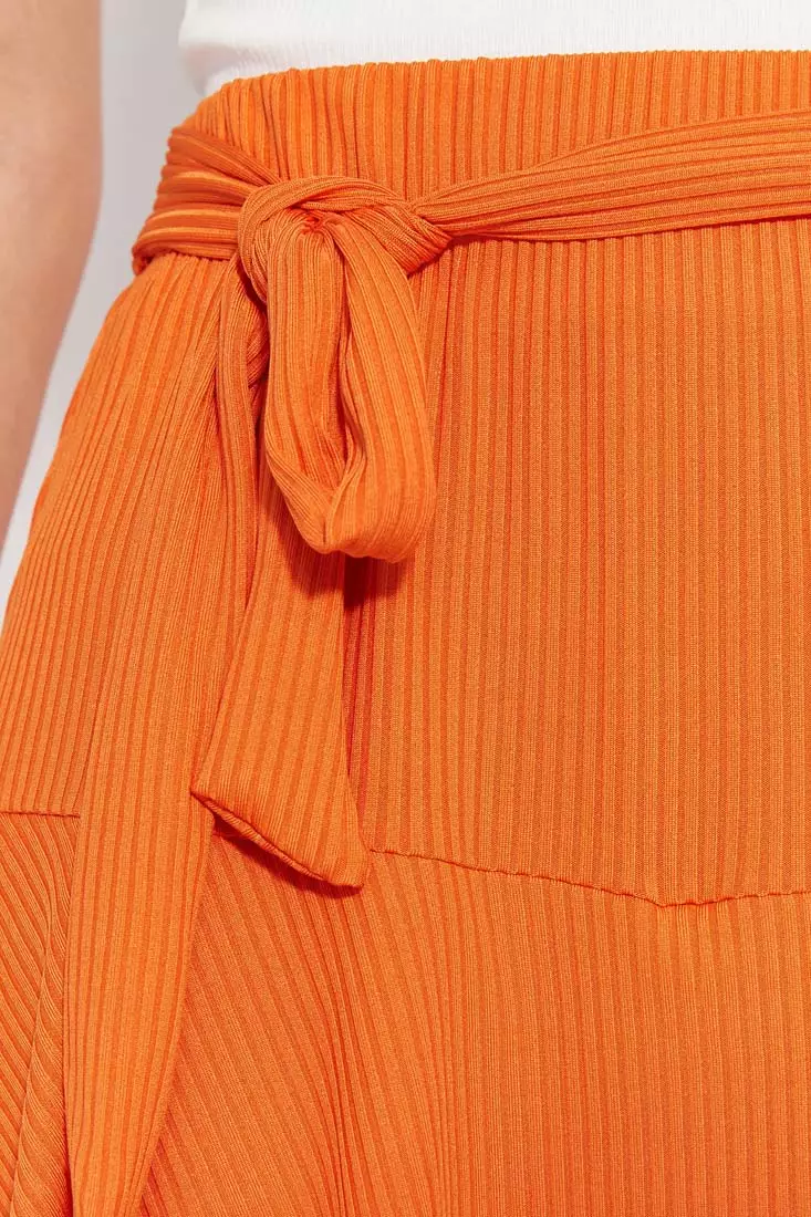 High Waist Elastic Skort