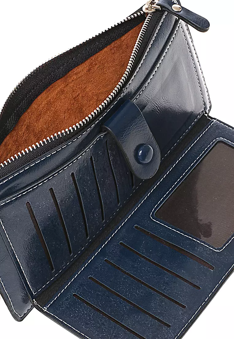 Long Wallet Dompet Panjang Pria Wanita Many Slot Material Kulit Leather ORIGINAL