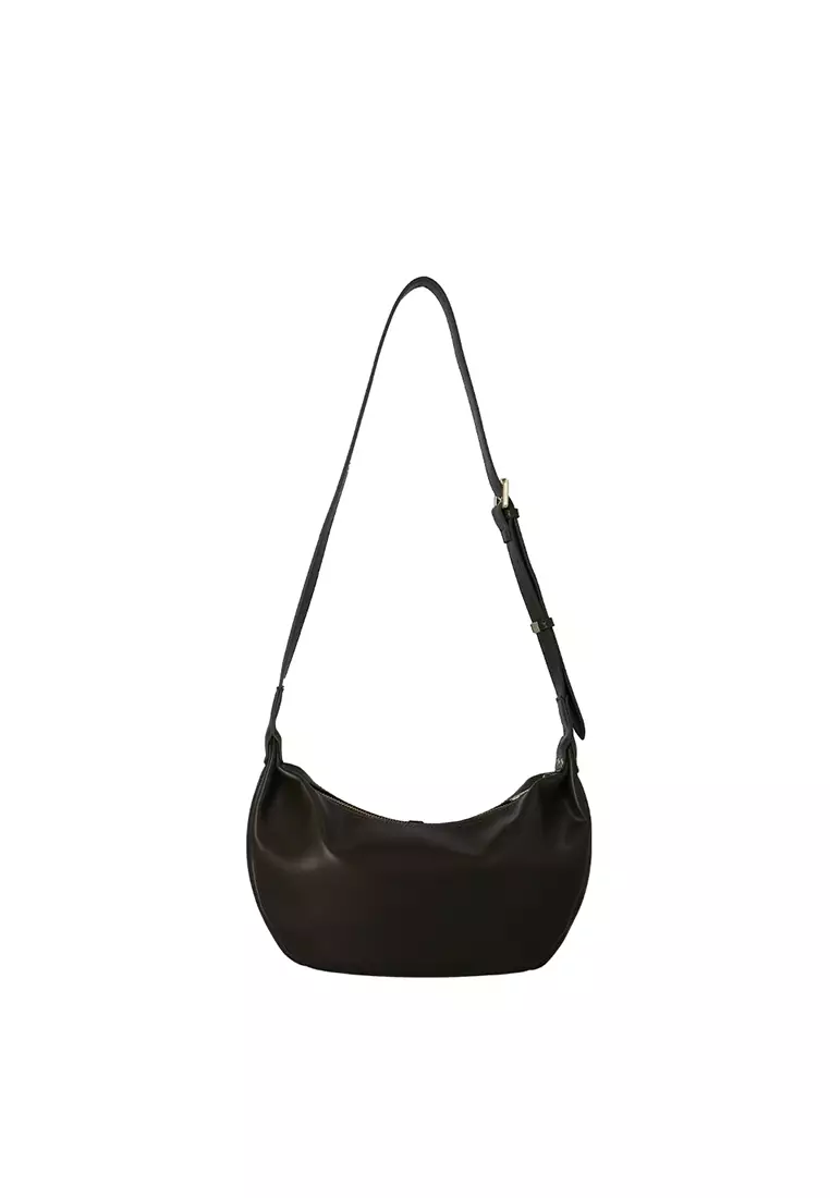 Kora Strap Detail Crossbody Bag - Dark Green