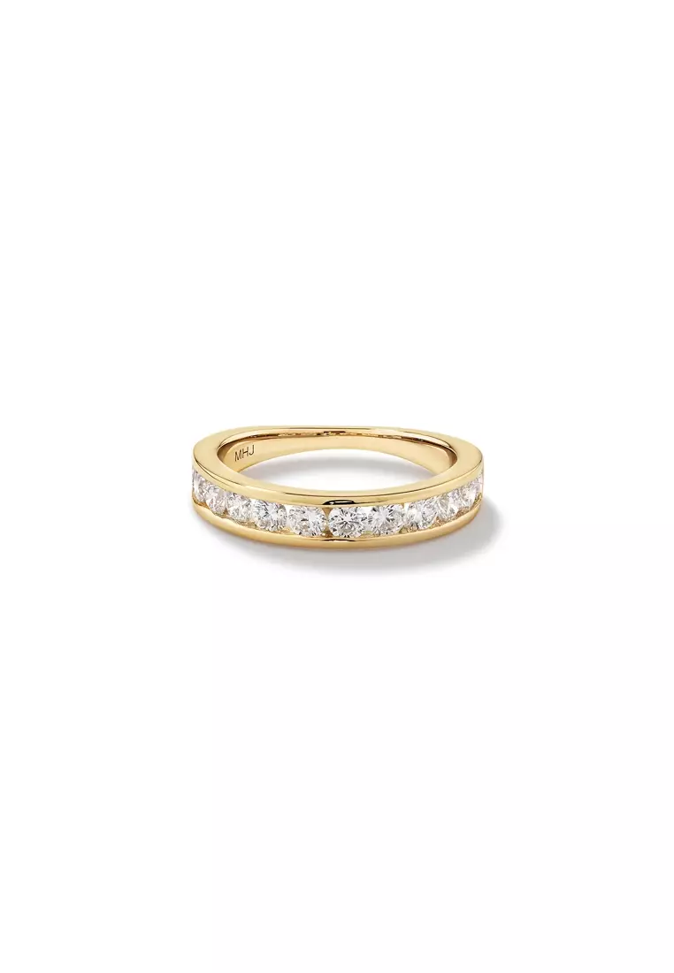 Gold diamond wedding ring on sale sets