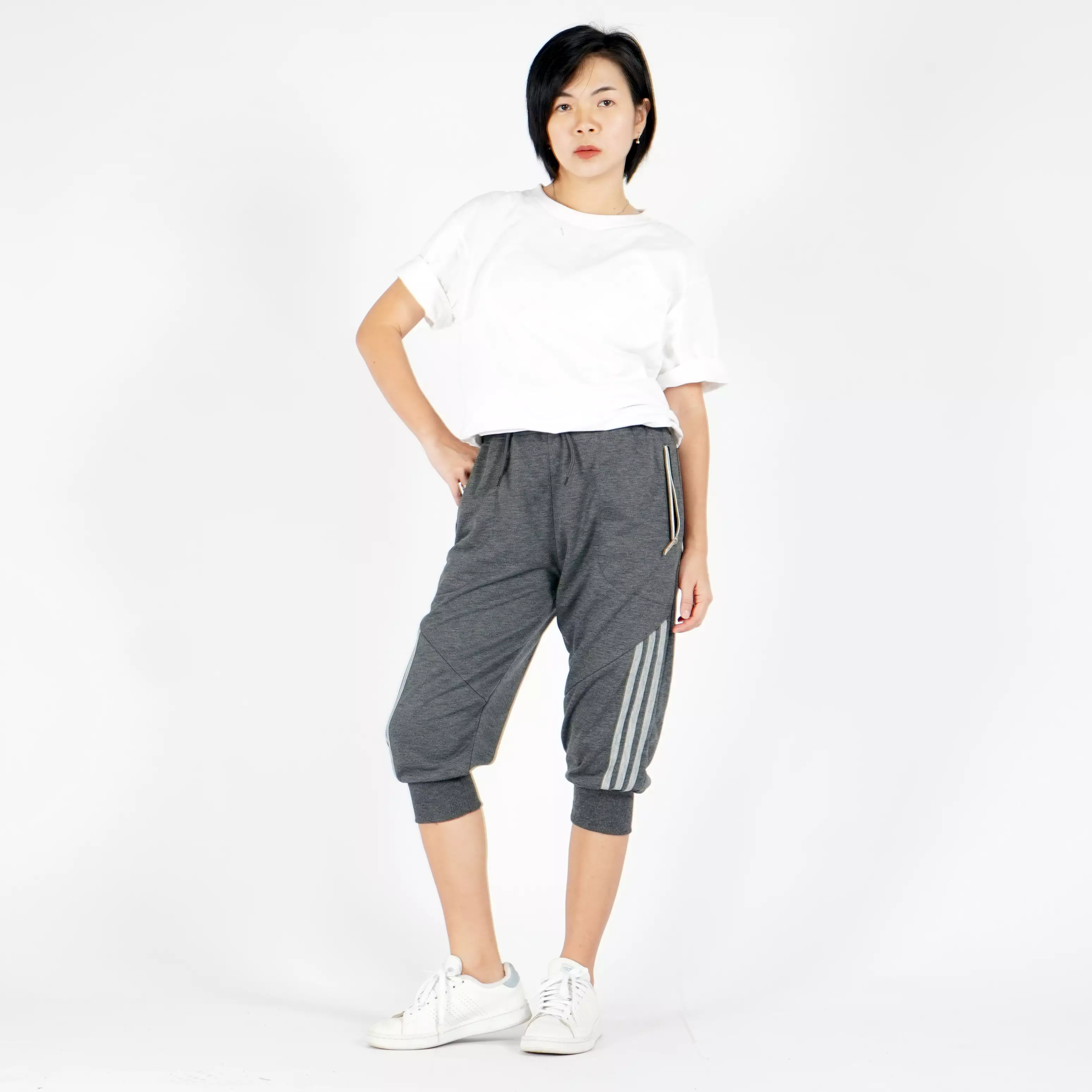 Stevi Jogger Pants Wanita Joger Pants Wanita Celana Jogger Wanita Celana Joger Wanita - ABU TUA