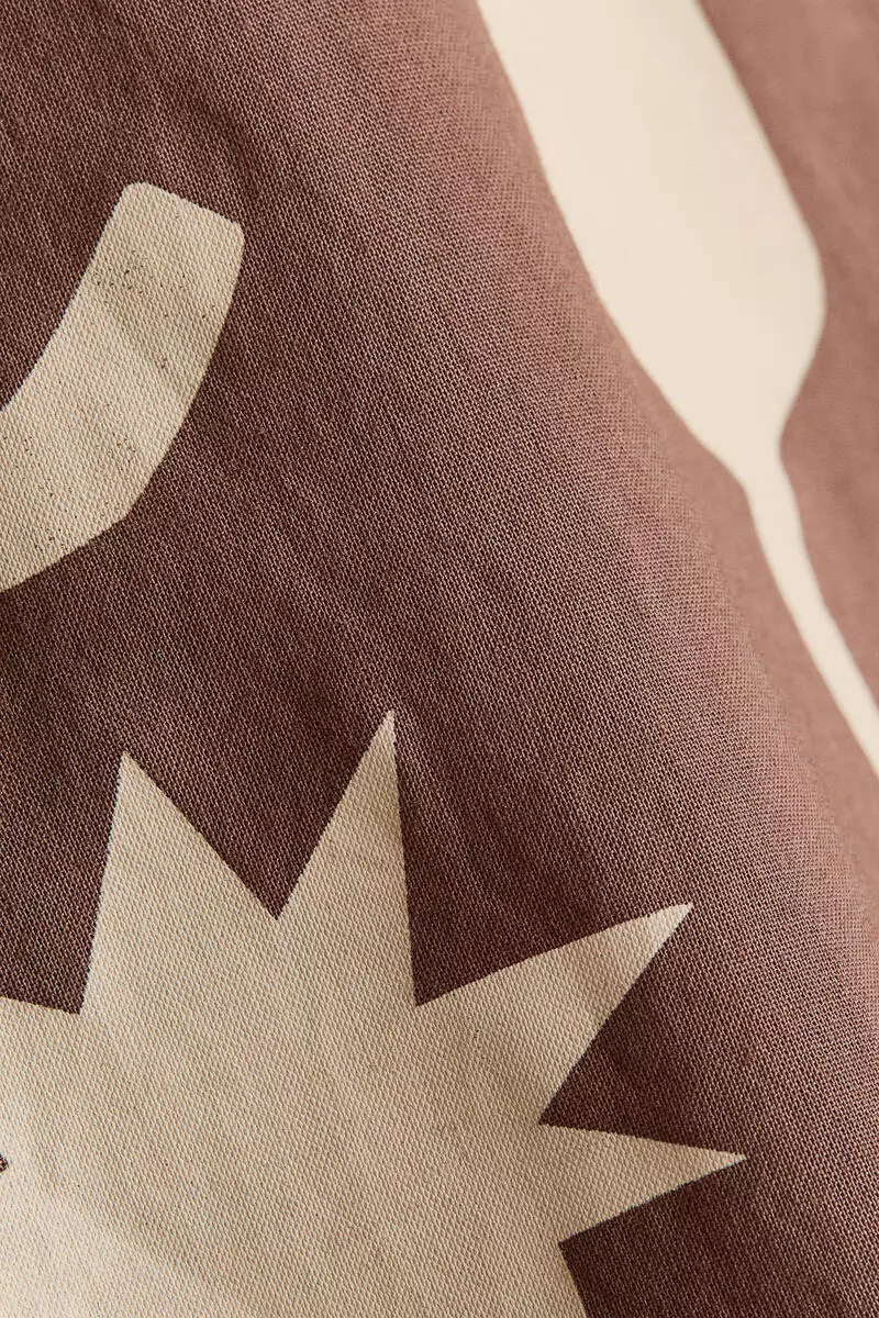 Printed cotton resort shirt