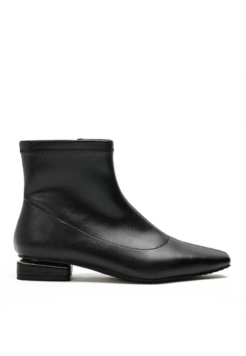 Twenty Eight Shoes black VANSA Comfortable Elastic Upper Ankle Boots VSW-B904326 F4638SHC3B405AGS_1
