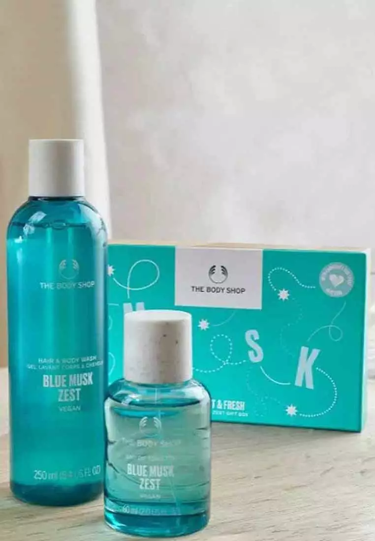 Buy THE BODY SHOP The Body Shop Blue Musk Zest Gift Box 2025 Online ZALORA Philippines